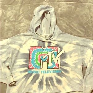 MTV cropped hoodie